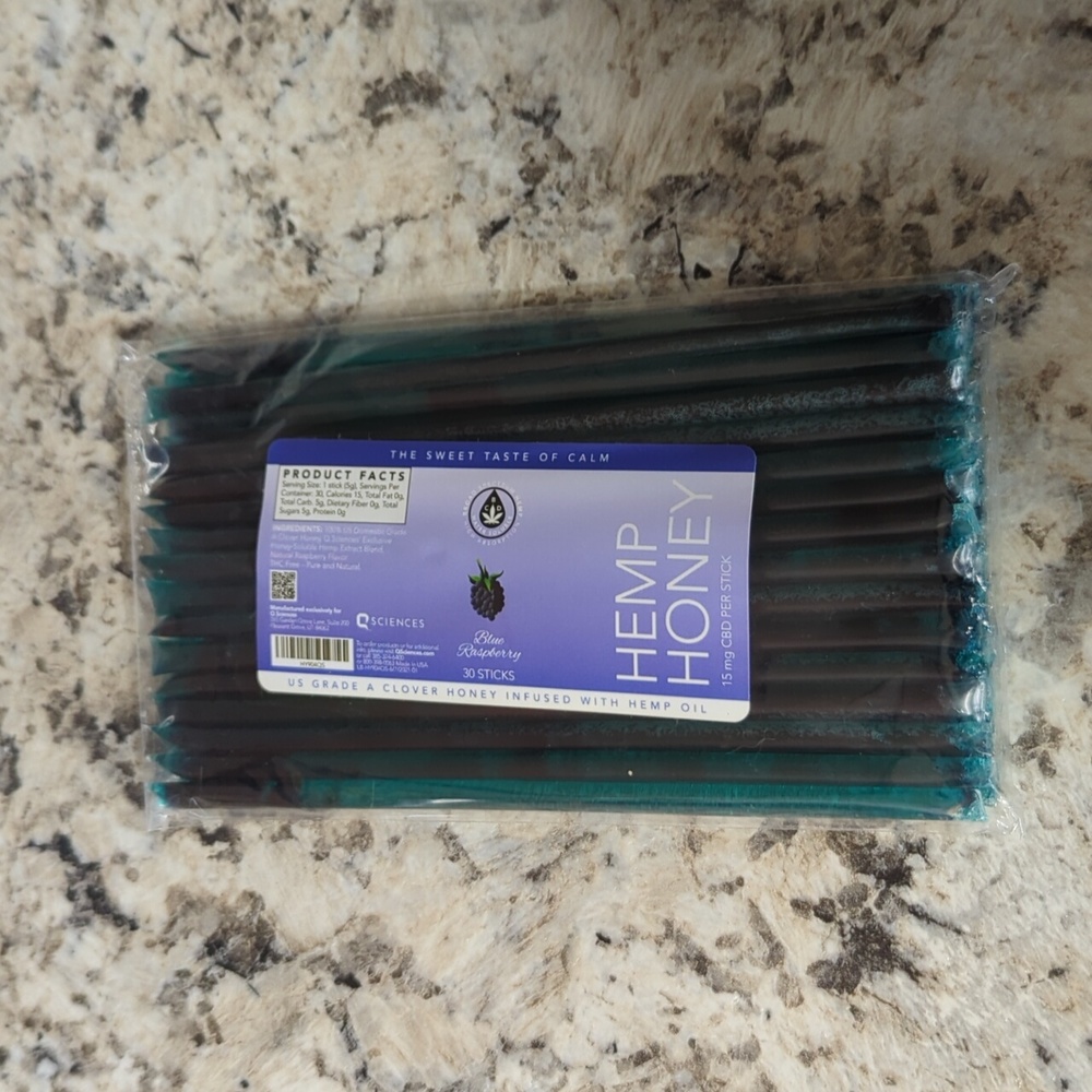 Q-Sciences Blue Raspberry Honey Sticks *Limited Edition Flavor*